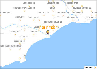 map of Calnegre