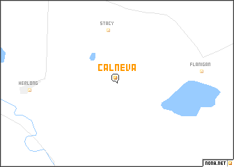 map of Calneva