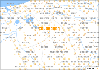 map of Calobaoan