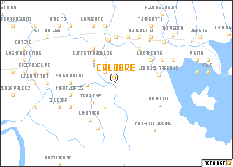 map of Calobre