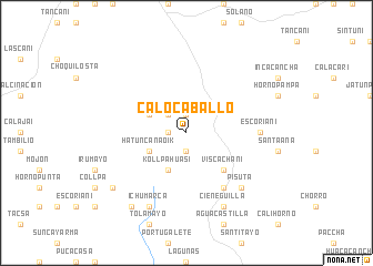 map of Calocaballo