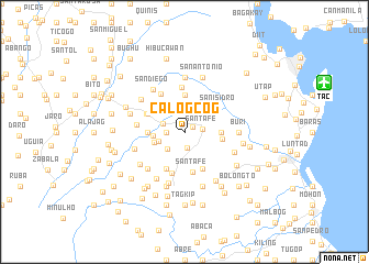 map of Calogcog