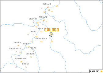 map of Calogo