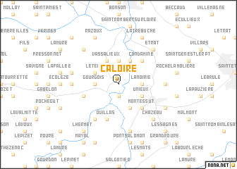map of Caloire