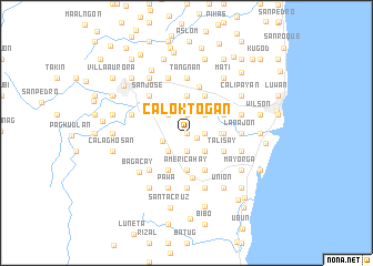 map of Caloktogan