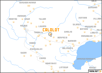 map of Calolot