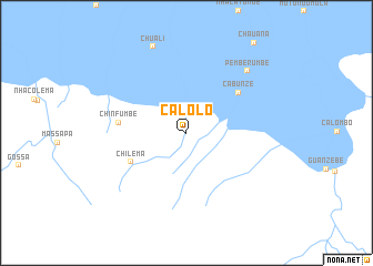 map of Calólo
