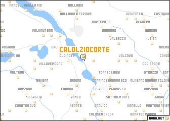 map of Calolziocorte