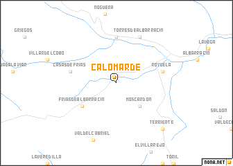 map of Calomarde