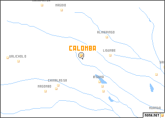 map of Calomba