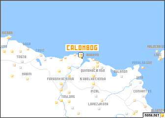 map of Calombog