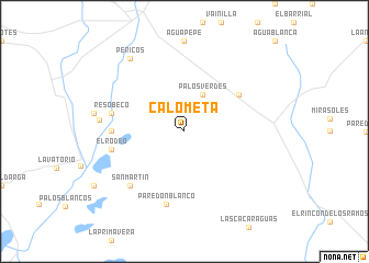 map of Calometa