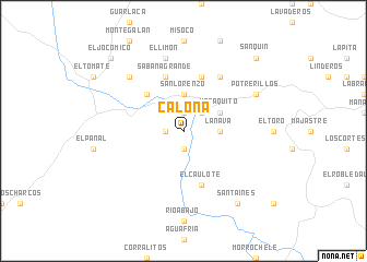 map of Calona