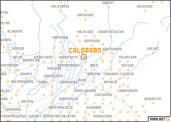 map of Calopaan