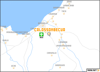 map of Calossombécua