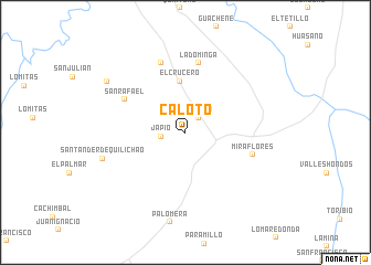 map of Caloto