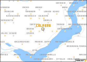 map of Calpera