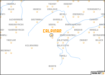 map of Çalpınar