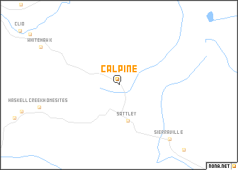 map of Calpine