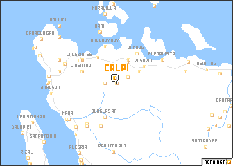 map of Calpi