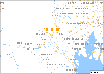 map of Calpuan