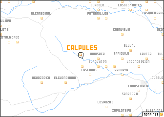 map of Calpules