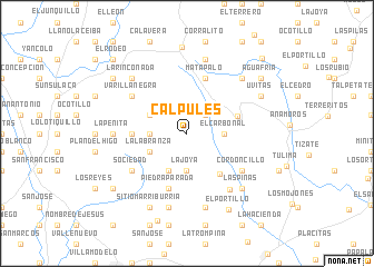 map of Calpules