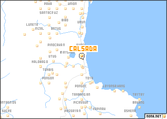 map of Calsada