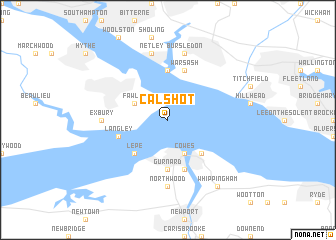 map of Calshot