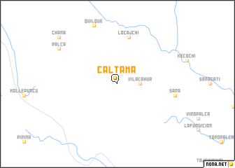 map of Caltama