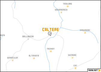 map of Çaltepe