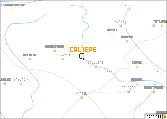 map of Çaltepe