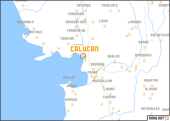 map of Calucan