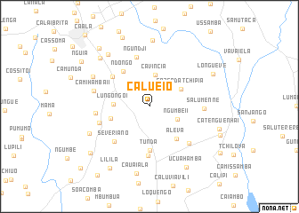 map of Calueio