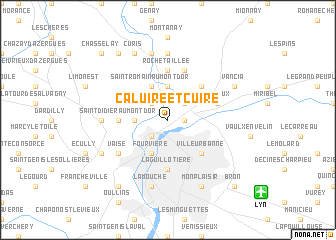 map of Caluire-et-Cuire