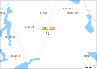 map of Calulo