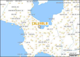 map of Calumala