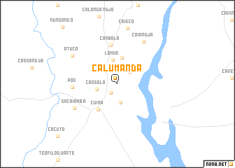 map of Calumanda