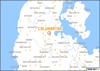 map of Calumbayan