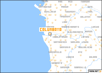 map of Calumbaya