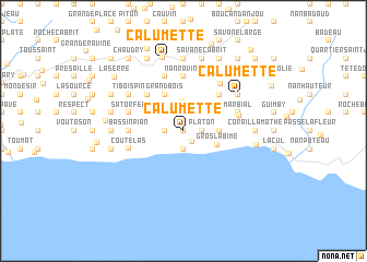 map of Calumette