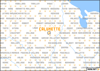 map of Calumette