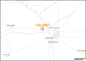 map of Calumet