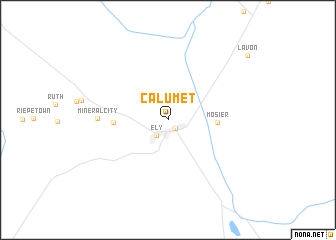 map of Calumet