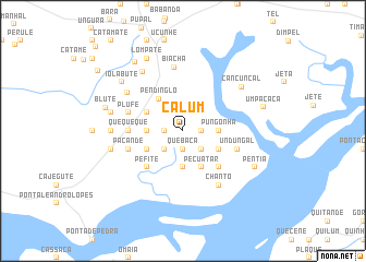 map of Calum