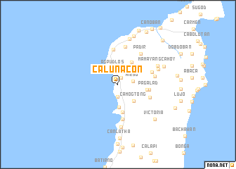 map of Calunacon