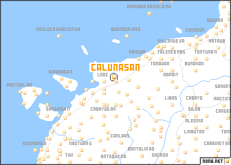 map of Calunasan