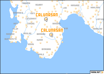 map of Calunasan