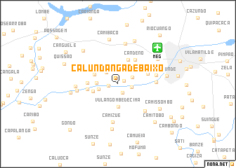 map of Calundanga de Baixo