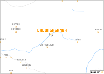 map of Calunga-Samba